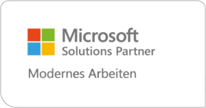 Microsoft Solutions Partner - Modernes Arbeiten - Logo - Partner der IT Fabrik