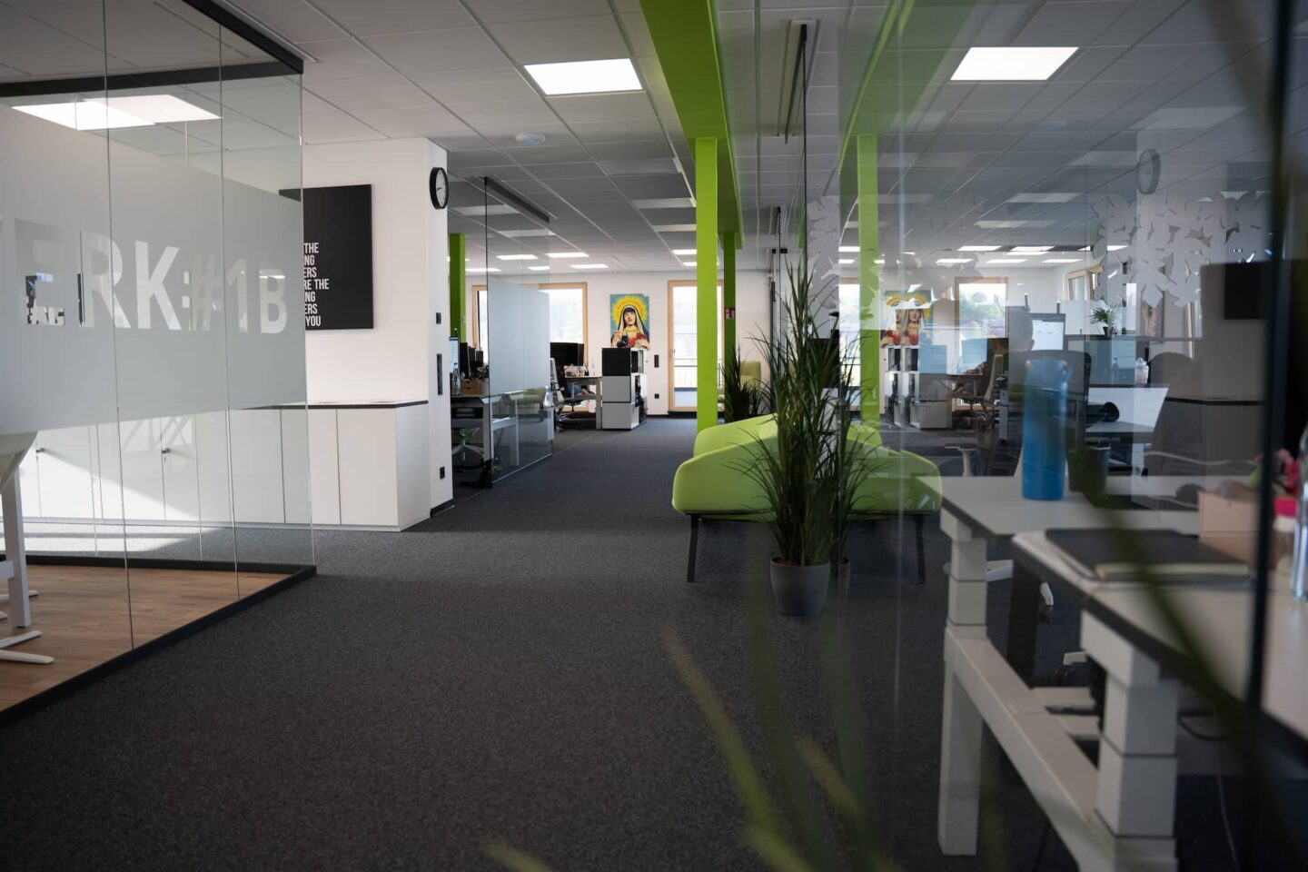 Ergonomischer Arbeitsplatz im Büro