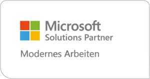 Microsoft Solutions Partner - Modernes Arbeiten - Logo - Partner der IT Fabrik