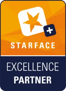 STARFACE - Excellence+ - Logo - Partner der IT Fabrik