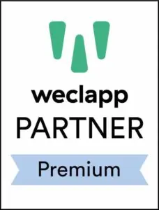 weclapp – Premium Partner - Logo - Partner der IT Fabrik